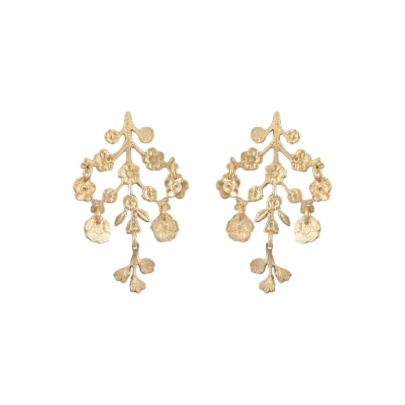 Black Diamond Earrings-Petite Jardiniere Earrings