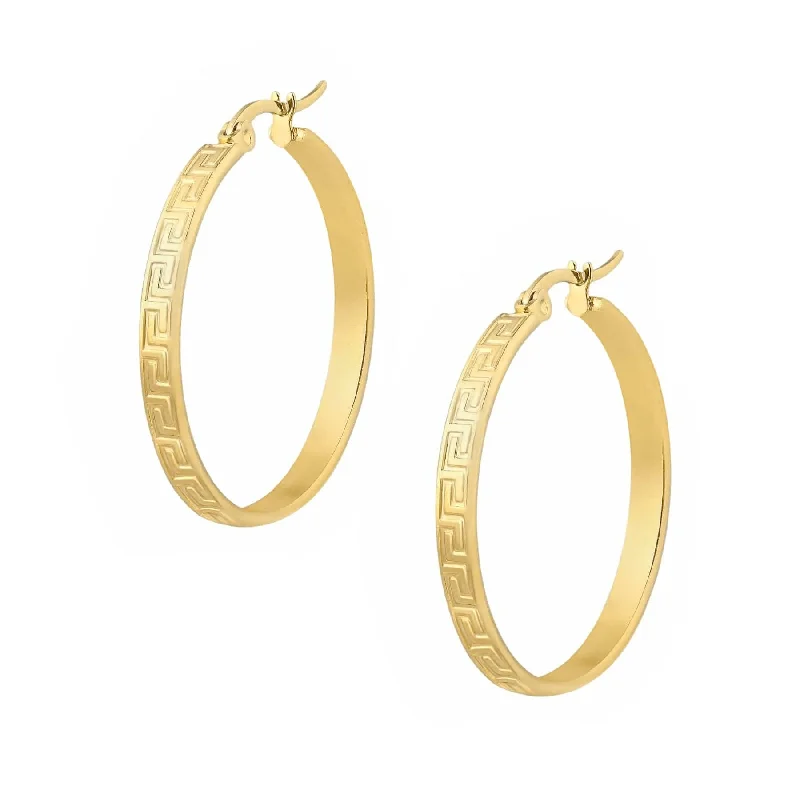 Long Diamond Earrings-Morocco Hoop Earrings