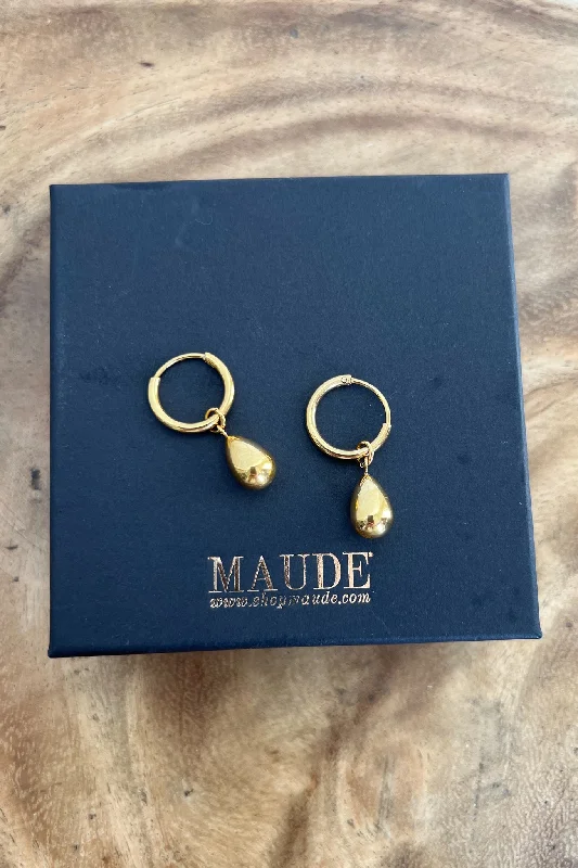 Color Changing Earrings-18K Gold Drop Earrings