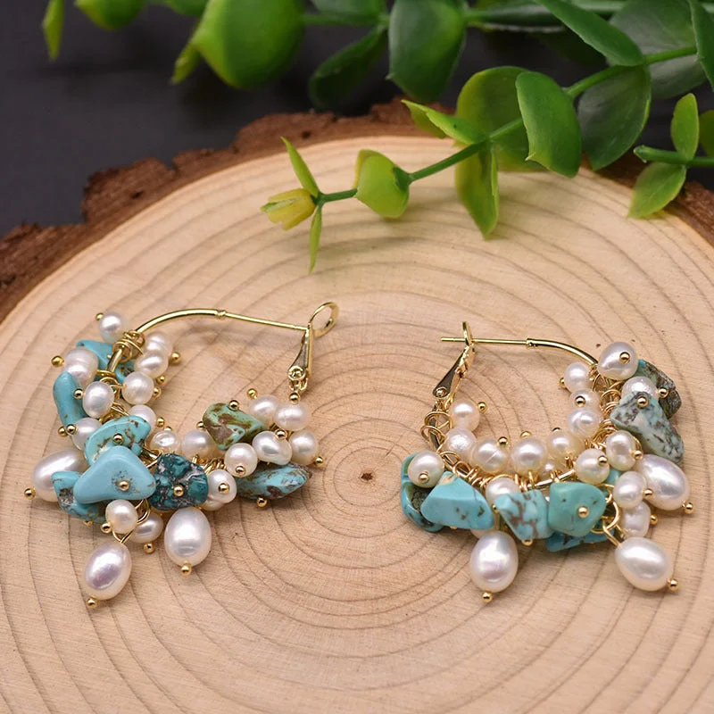 Turquoise Set Ear Ring