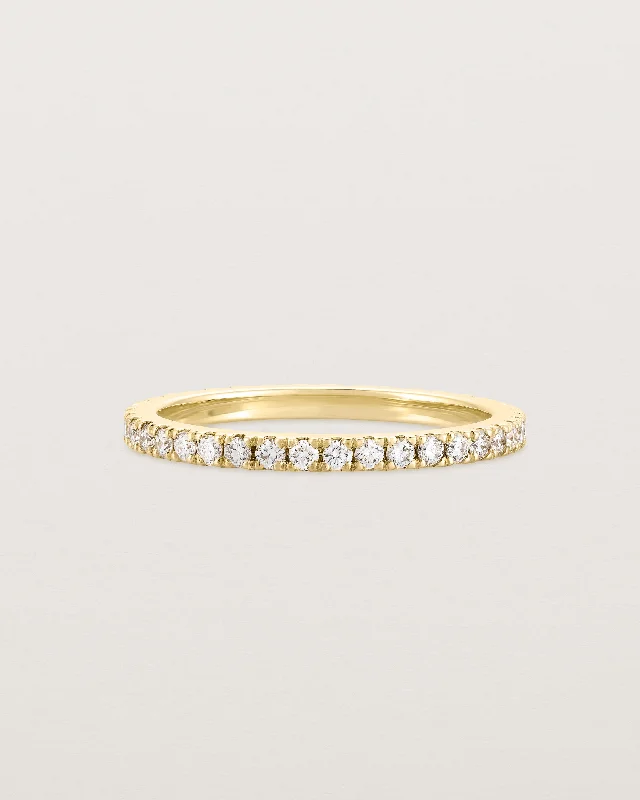 Custom Diamond Eternity Ring-Annie Ring | White Diamonds