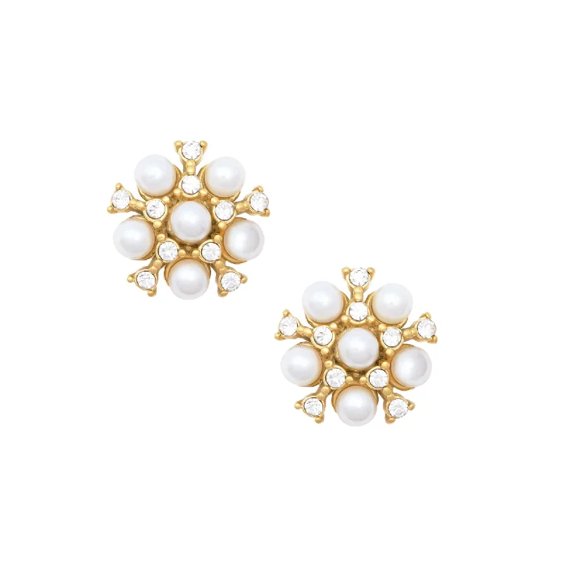 Stylish Dangling Earrings-Aspen Pearl Stud Earrings