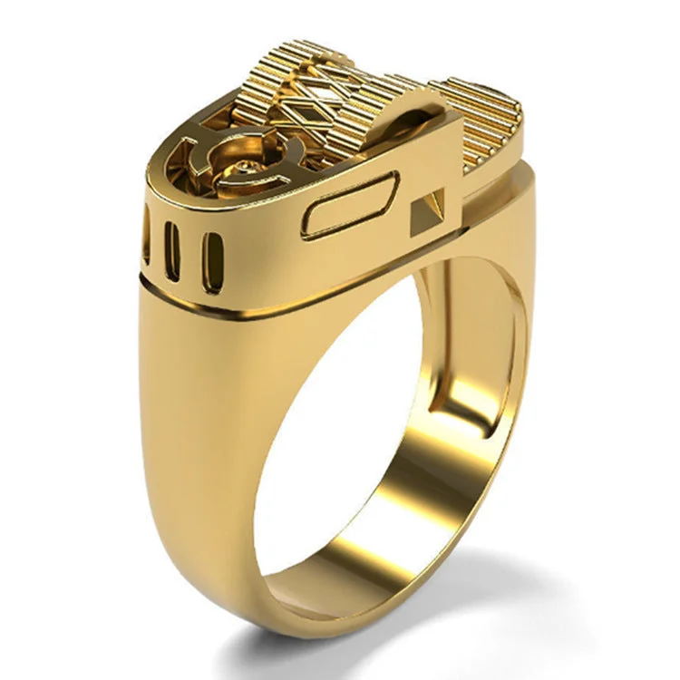 Gold Lighter Ring