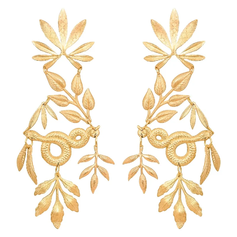 Colorful Hoop Earrings-Gold Grande Riviere Earrings