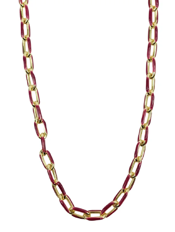 Natural Crystal Necklace-The Lennox Necklace - Garnet