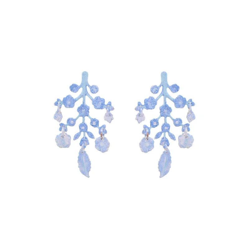 Custom Silver Earrings-Petite Chinoiserie Earrings