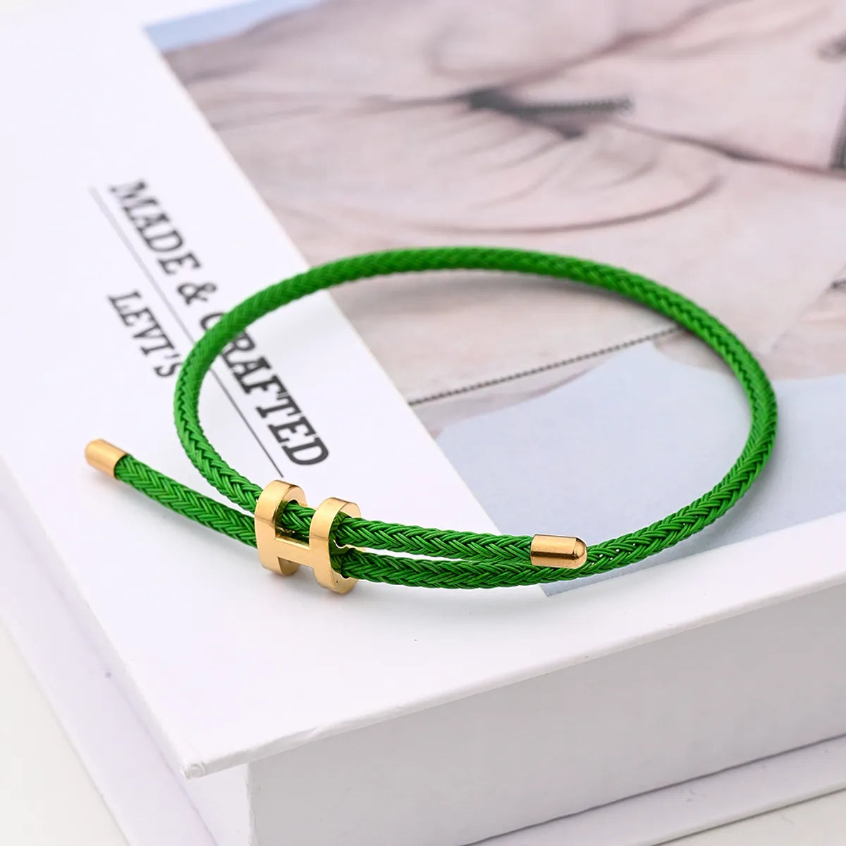 Green H Buckle Carrying Strap