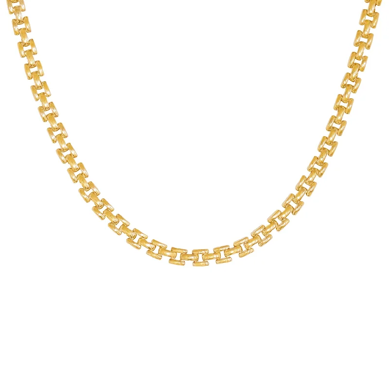 Trendy Silver Necklace-Panther Chain Necklace | Gold