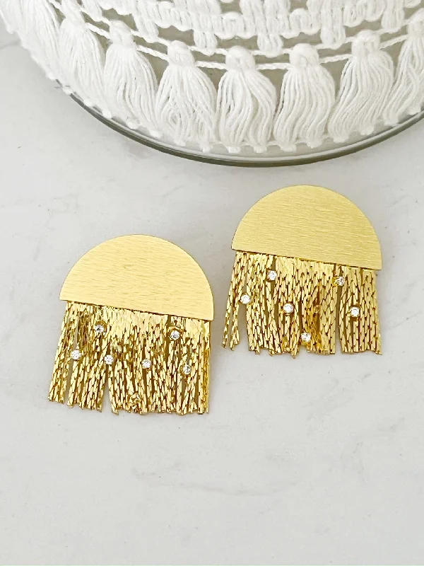 Shiny Stud Earrings-Fergy Earrings (FINAL SALE)