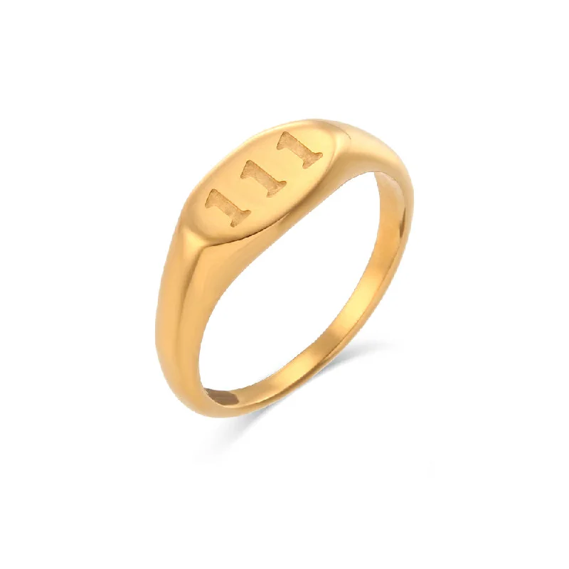 Digital 111 Oval Ring