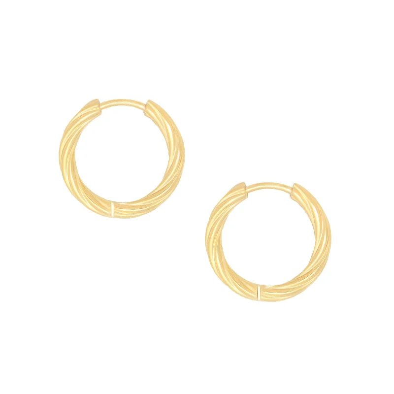 Fashion Bead Earrings-Geneva Hoop Earrings