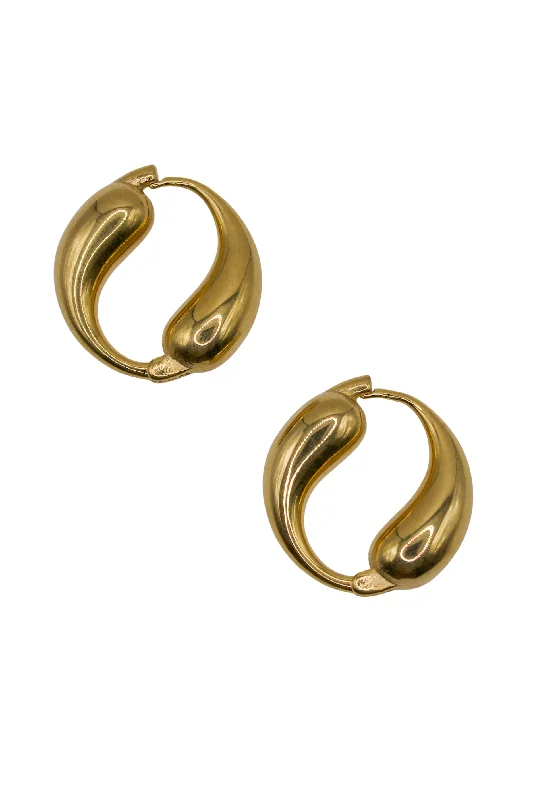 Retro Hoop Earrings-18K Alice Hoop Earrings