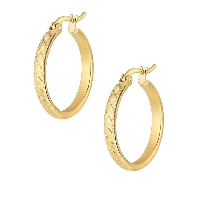 Chic Stud Earrings-Lulu Hoop Earrings