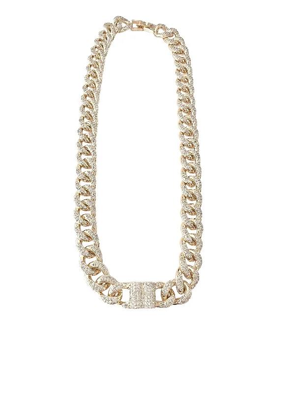 Gold Rope Chain Necklace-Larsa Necklace