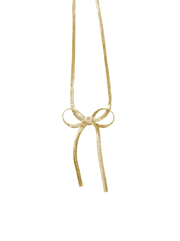 Simple Gold Pendant Necklace-Betty Necklace