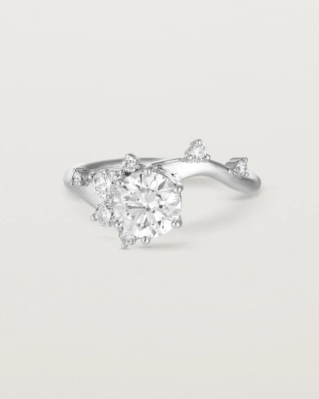 Vintage Cocktail Ring-Ren Cluster Ring | Laboratory Grown Diamonds