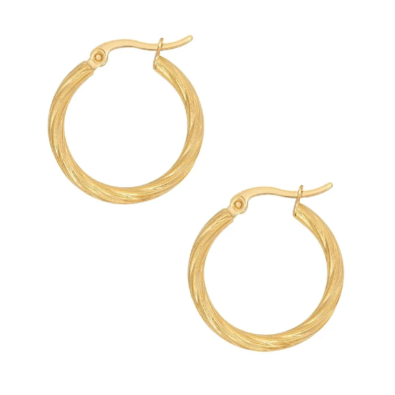 Handmade Drop Earrings-Brielle Hoop Earrings