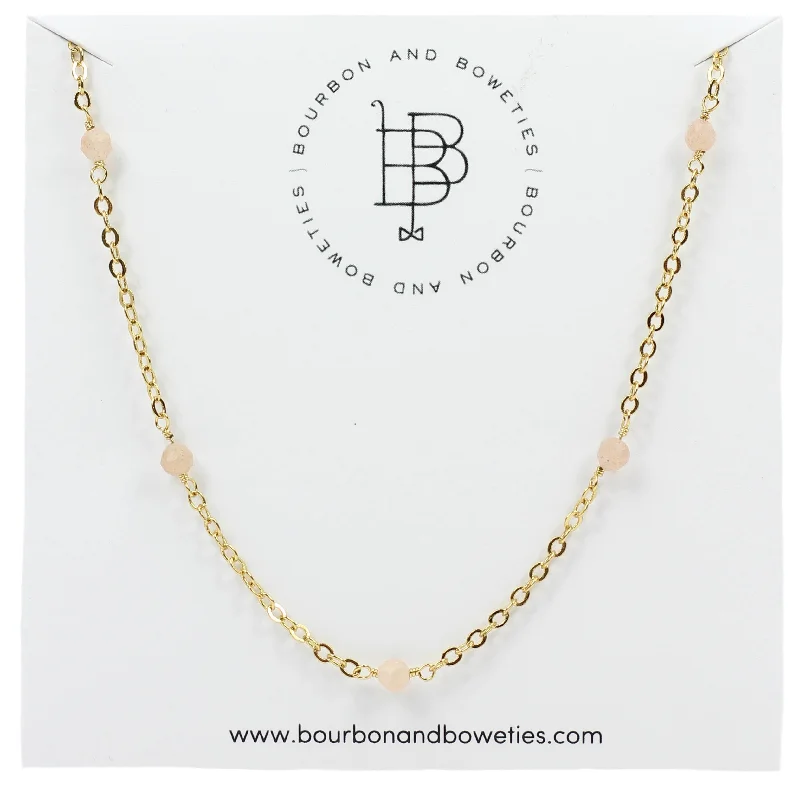 Double Pendant Necklace-The Phoebe Necklace