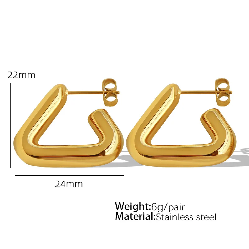 Eh253 Gold Earrings