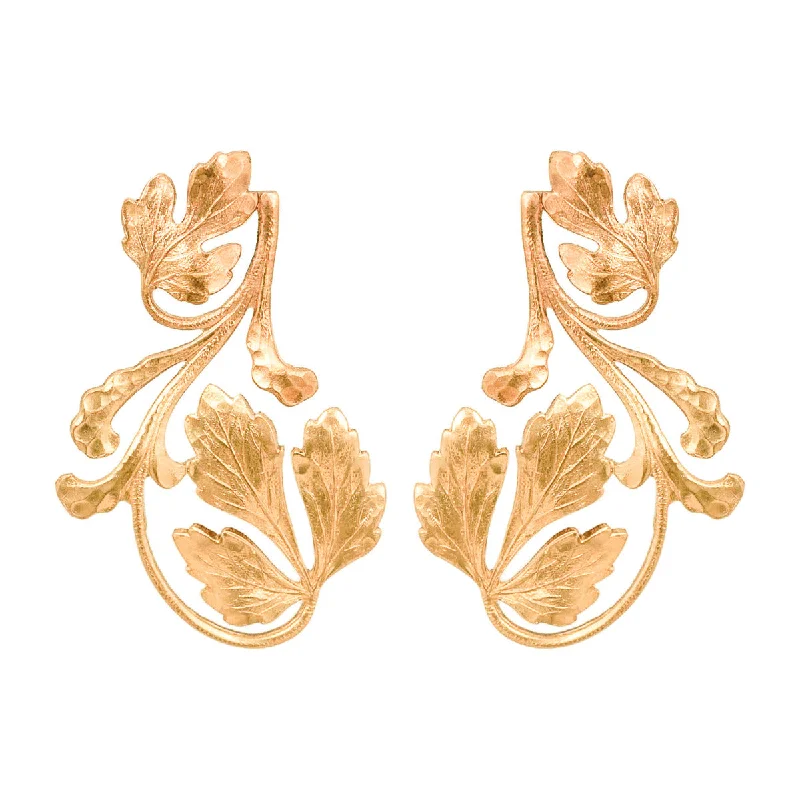 Floral Stud Earrings-Gold Lisabetta Earrings