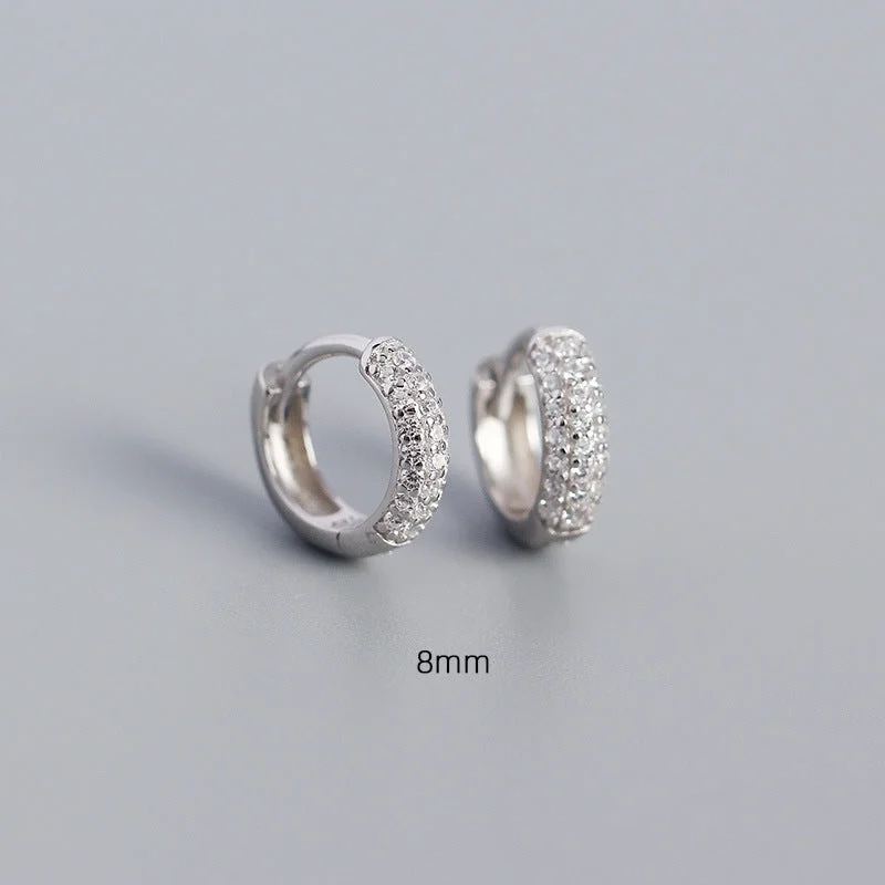 8mm White Gold Color