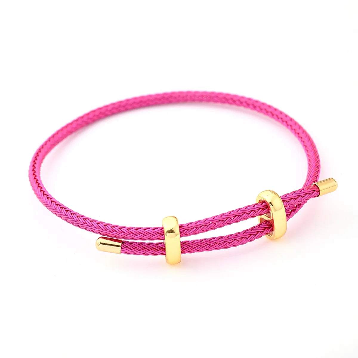 8-Word Buckle Rose Red Carrying Strap (Gold)