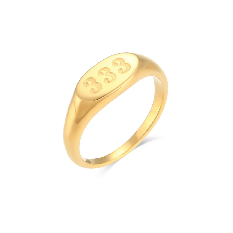 Digital 333 Oval Ring