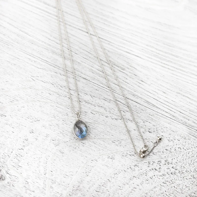 Elegant Choker Necklace-Labradorite Intuition Necklace