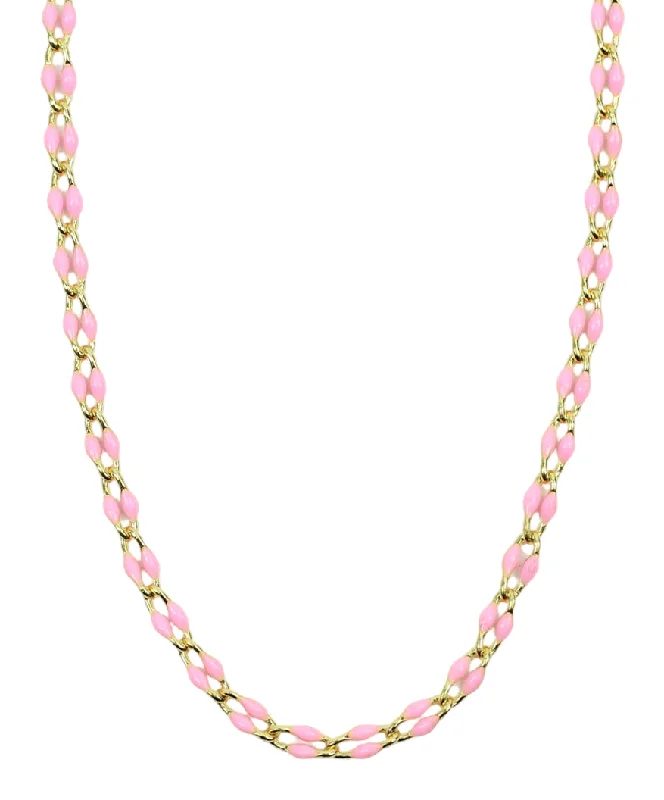 Bohemian Style Necklace-The Saylor Necklace - Pink