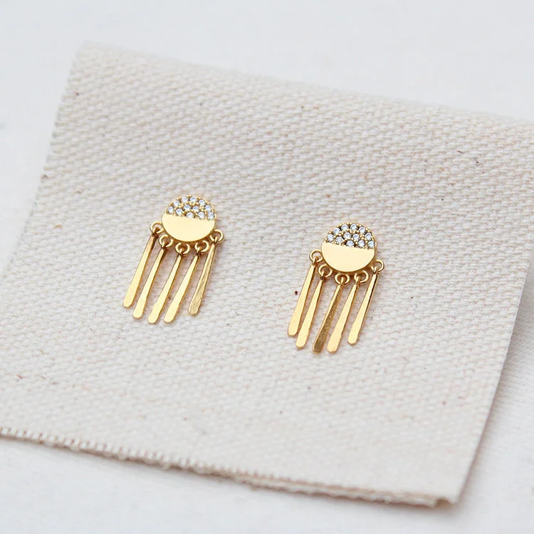 Eco-Friendly Earrings-Pave Babette Earring