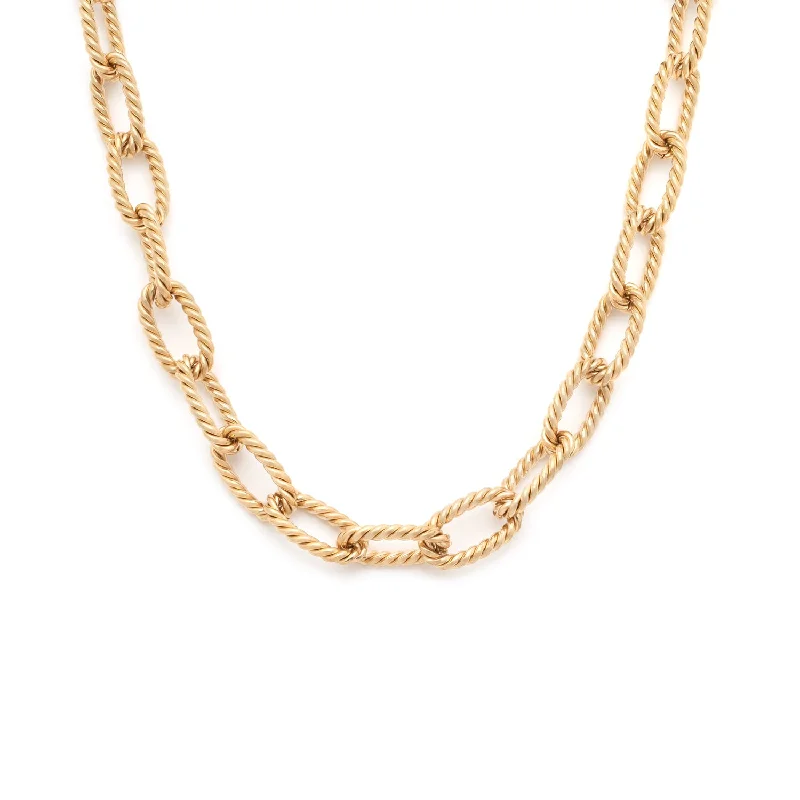 Heart Shaped Gold Necklace-Gigi Necklace | Gold