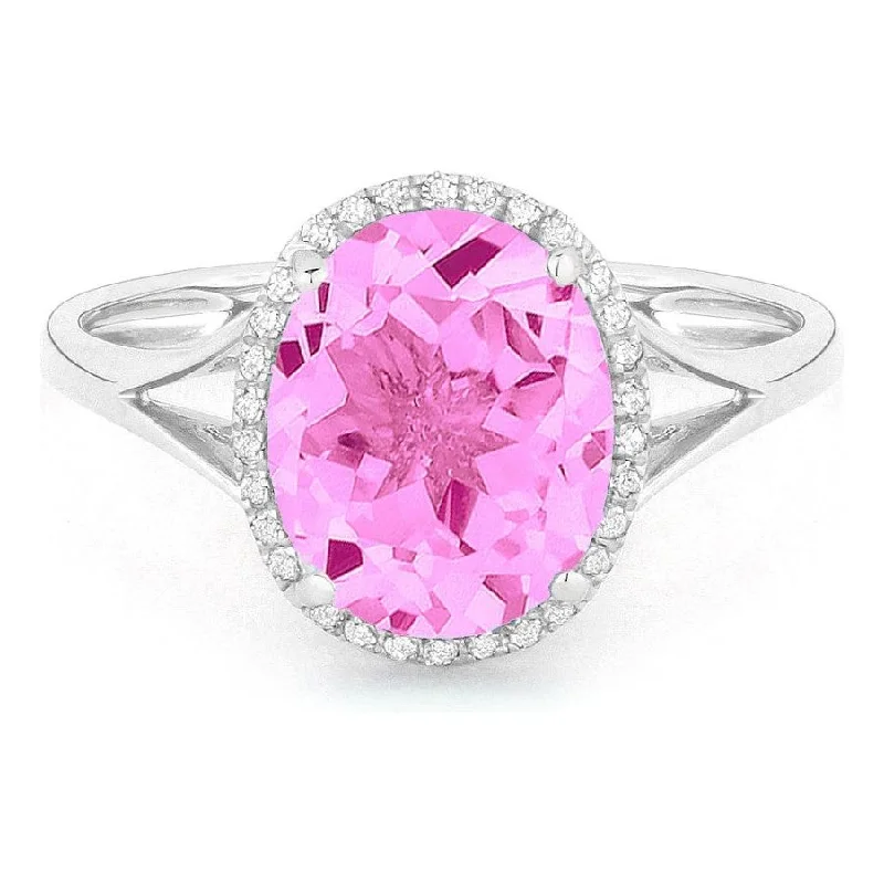 Created Pink Sapphire