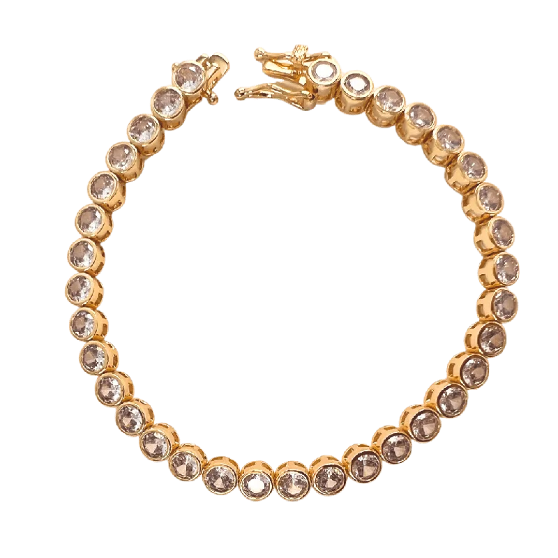 Simple Gold Chain Bracelet-Melanie Tennis Bracelet