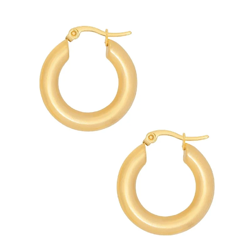 Large Bead Earrings-Mykonos Hoop Earrings