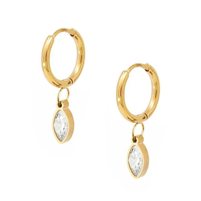 Handmade Gold Earrings-Obsession Hoop Earrings