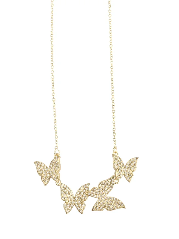 Small Gold Necklace-Meadow Necklace