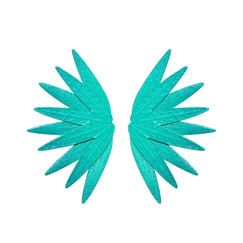 Luxury Drop Earrings-Teal Manoa Earrings