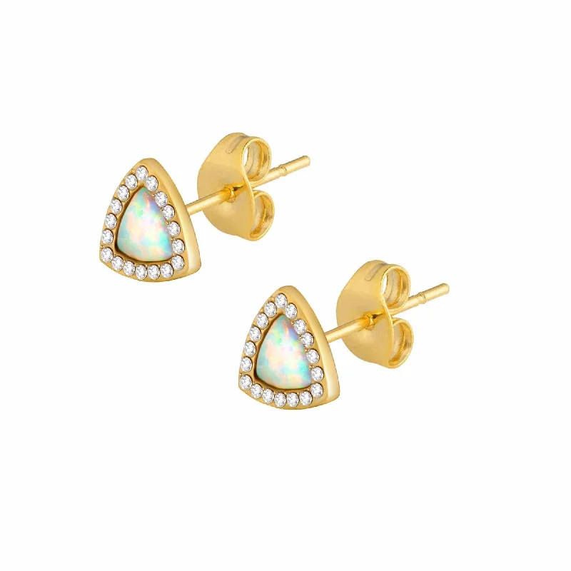 Multi-Layer Earrings-Light Year Opal Stud Earrings