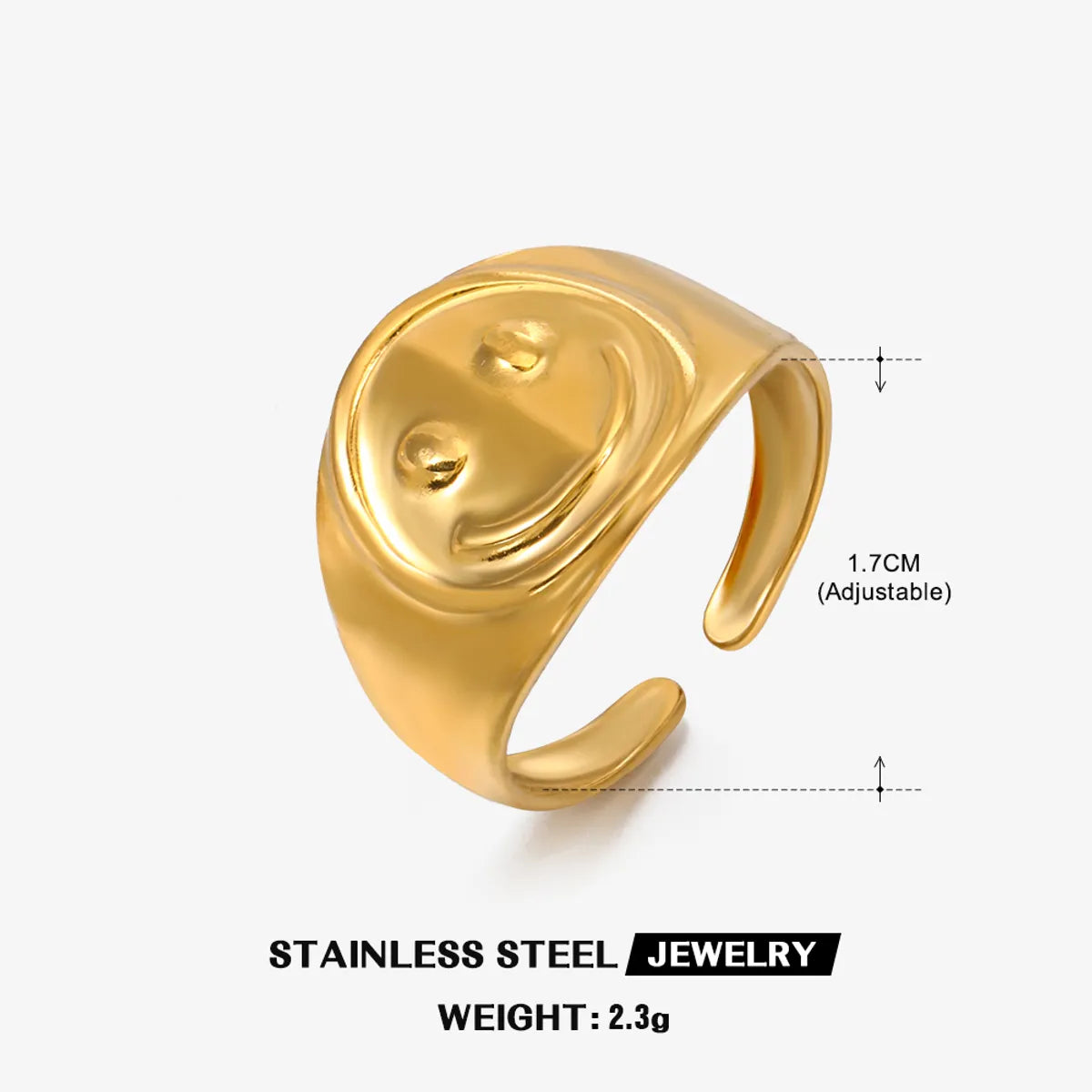 Golden Smile Ring