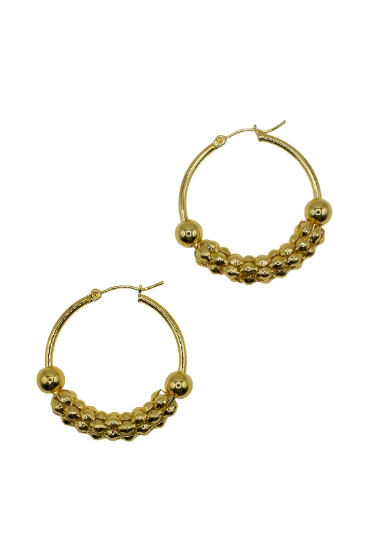 Chic Gemstone Earrings-18K Brielle Statement Earrings