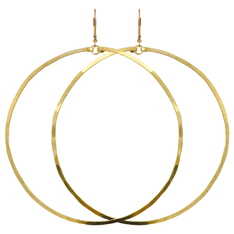 Multi-Colored Earrings-Majorelle Hoop Earrings