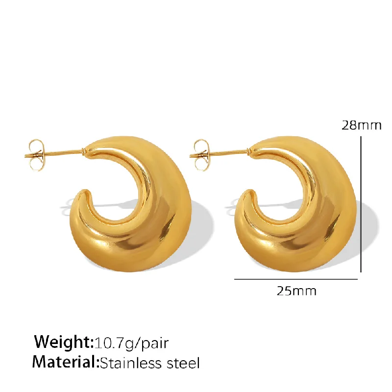 Eh230 Gold Earrings