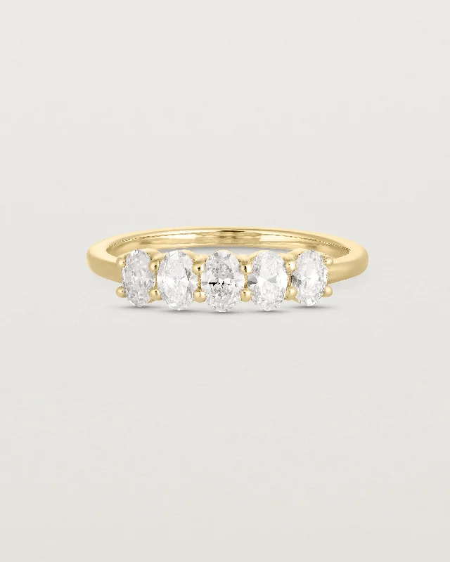 Large Gemstone Ring-Macie Wrap Ring | Diamonds