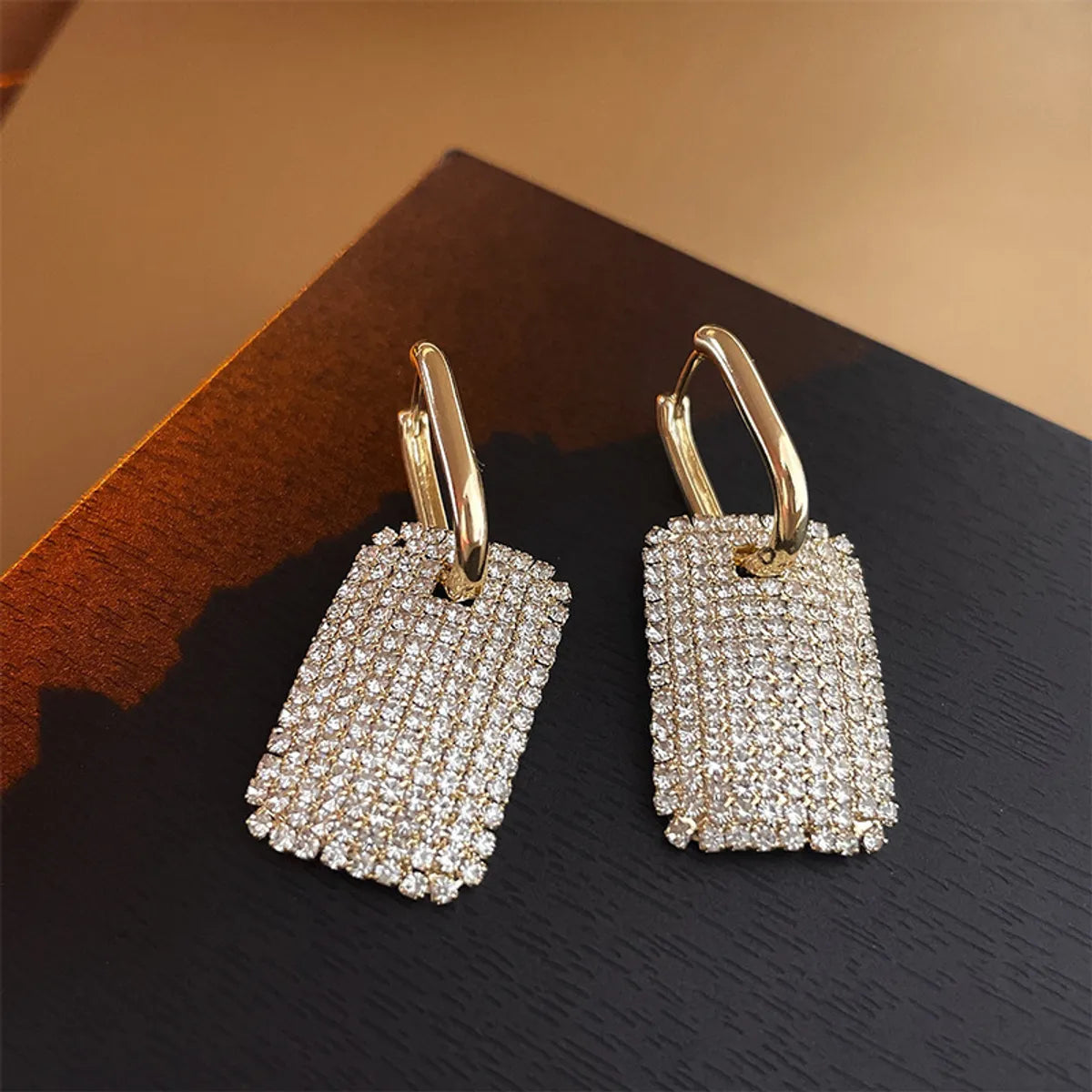 Diamond Square Ear Clip