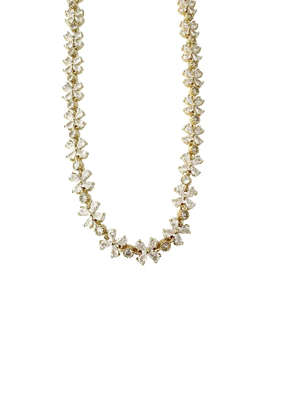 Gold Bead Chain Necklace-Dolly Necklace