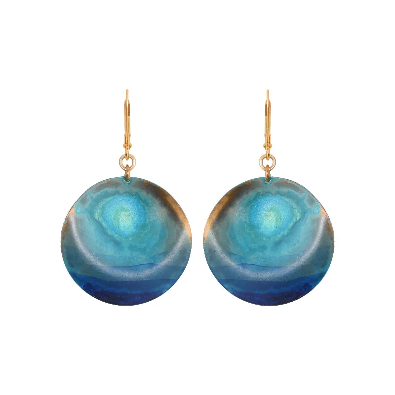 Artistic Gemstone Earrings-Watercolour Mella Earrings