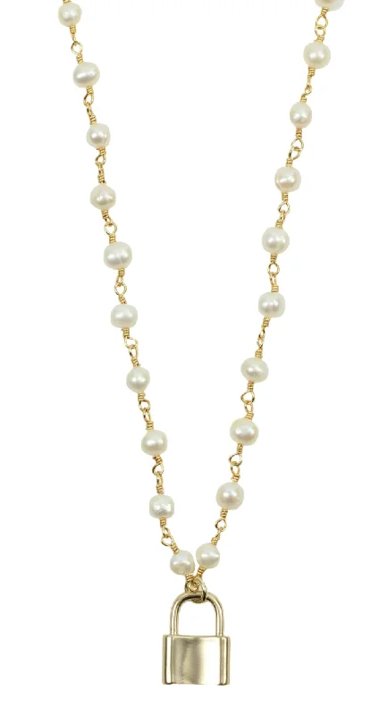 White Crystal Necklace-The Sofia Necklace