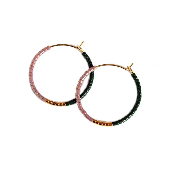 Eco-Friendly Hoop Earrings-Color Field Hoops