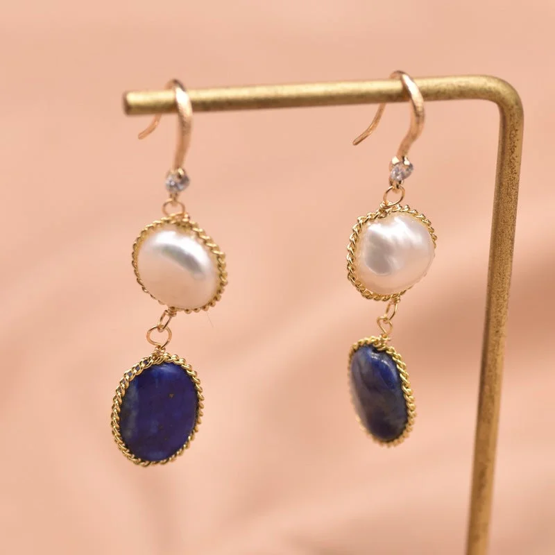 Lapis Baroque Eardrops