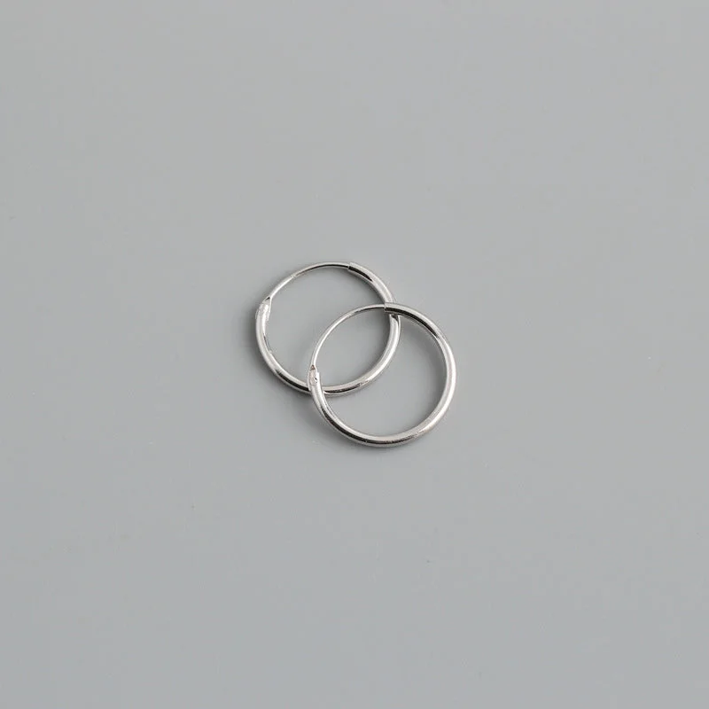 12mm (White Gold Color) Original Small Size